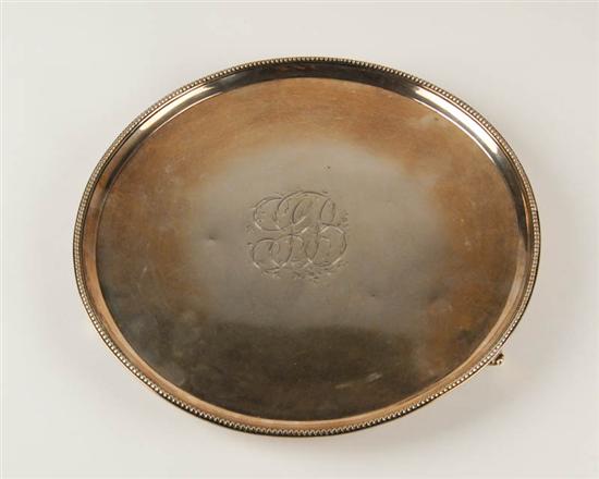 Appraisal: A George III Sterling Salver with London date marks for