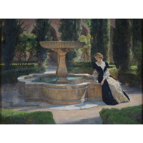 Appraisal: Hon John Collier ROI RP - - The Fountain signed