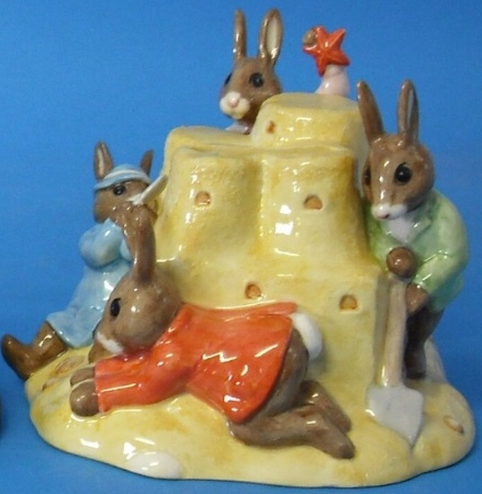 Appraisal: Royal Doulton Bunnykins Sandcastle Money Box DB Boxed with Certificate