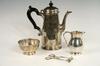 Appraisal: TEA SET - Three piece sterling Tiffany Co tea set