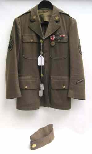 Appraisal: US WORLD WAR TWO JACKET AND PINS army air force