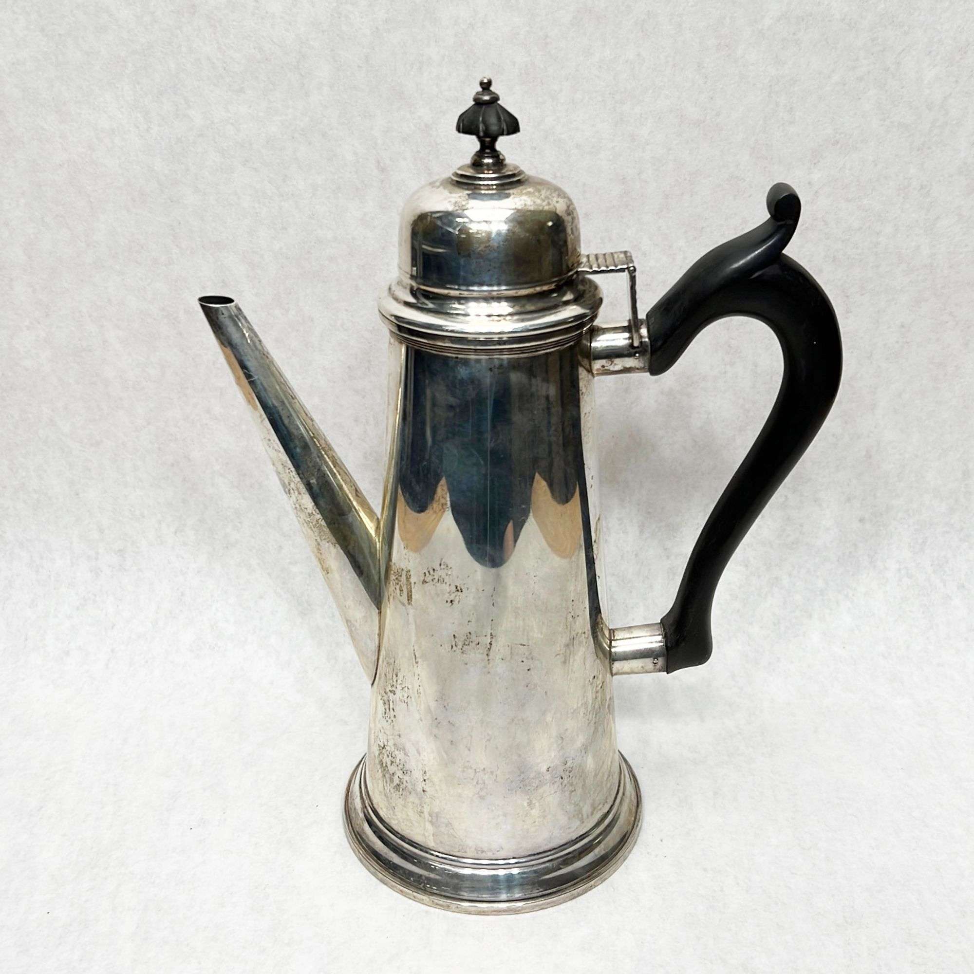 Appraisal: Frank M Whiting Sterling Silver Jacob Hurd Reproduction Coffee Pot