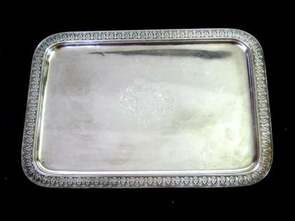 Appraisal: Sterling silver serving traygorham providence ri date mark for