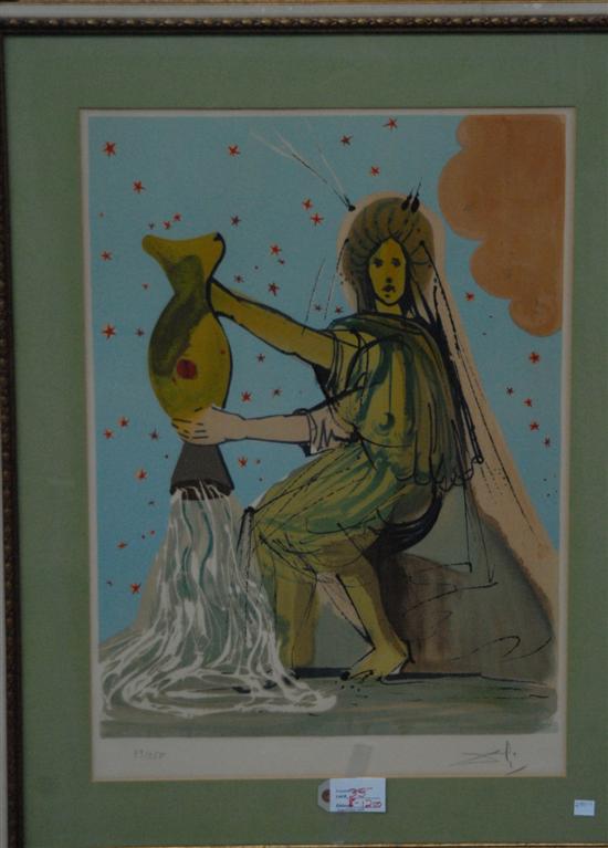 Appraisal: DALI SALVADOR LITHOGRAPH Numbered signed lower right X