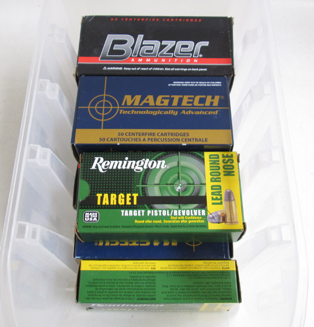 Appraisal: NINE BOXES OF CALIBER AMMUNITION two Magtech special grain LRN