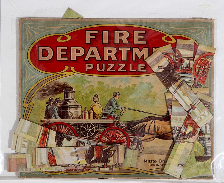 Appraisal: Fire Dept Puzzle Exclusive on Bidsquare A Milton Bradley puzzle