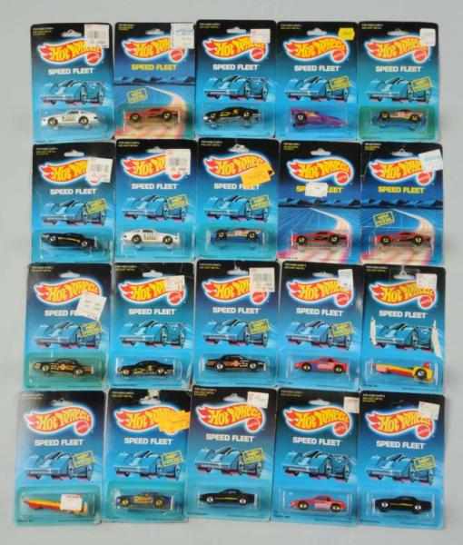 Appraisal: Lo of Mattel Hot Wheels Speed Fleet Vehicles Description Includes