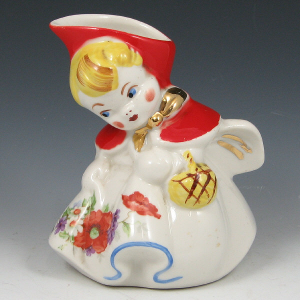 Appraisal: Hull Little Red Riding Hood Tab Handle Creamer Little Red