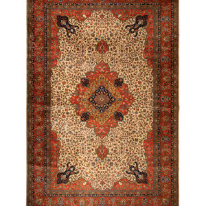 Appraisal: A Persian Wool Rug Second Half th Century feet inches