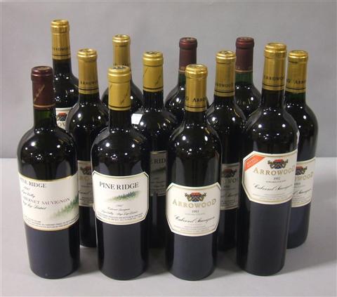 Appraisal: ARROWOOD SPECIAL RESERVE CABERNET SAUVIGNON Twelve bottles including together with