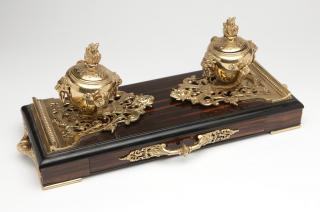 Appraisal: A coromandel wood and gilt Late th early th century