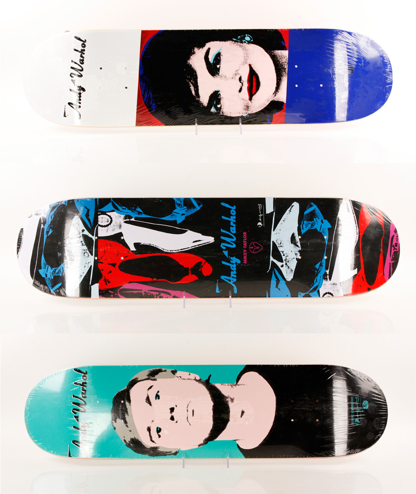 Appraisal: - Warhol Alien Workshop Skateboard Decks Andy Warhol American -