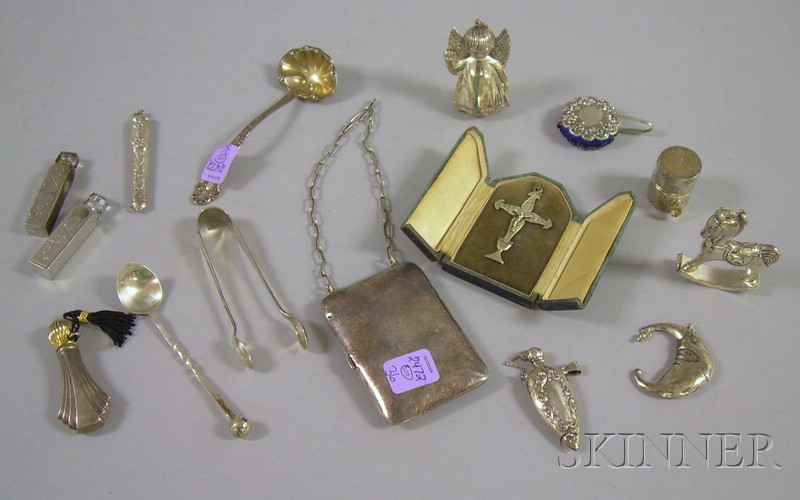 Appraisal: Group of Assorted Silver Holiday Personal and Other Items including