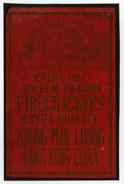 Appraisal: Extra No Golden Dragon Brick Label Class Manufactured by Kwong