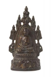 Appraisal: An Indian Bronze Sculpture Height inches An Indian Bronze Sculpture