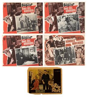 Appraisal: The Big Shot Warner Bros Lobby Cards Humphrey Bogart Including