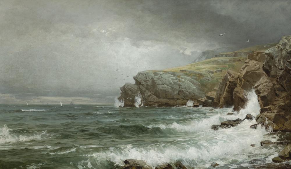 Appraisal: WILLIAM TROST RICHARDS American - Seascape - Coast of Maine