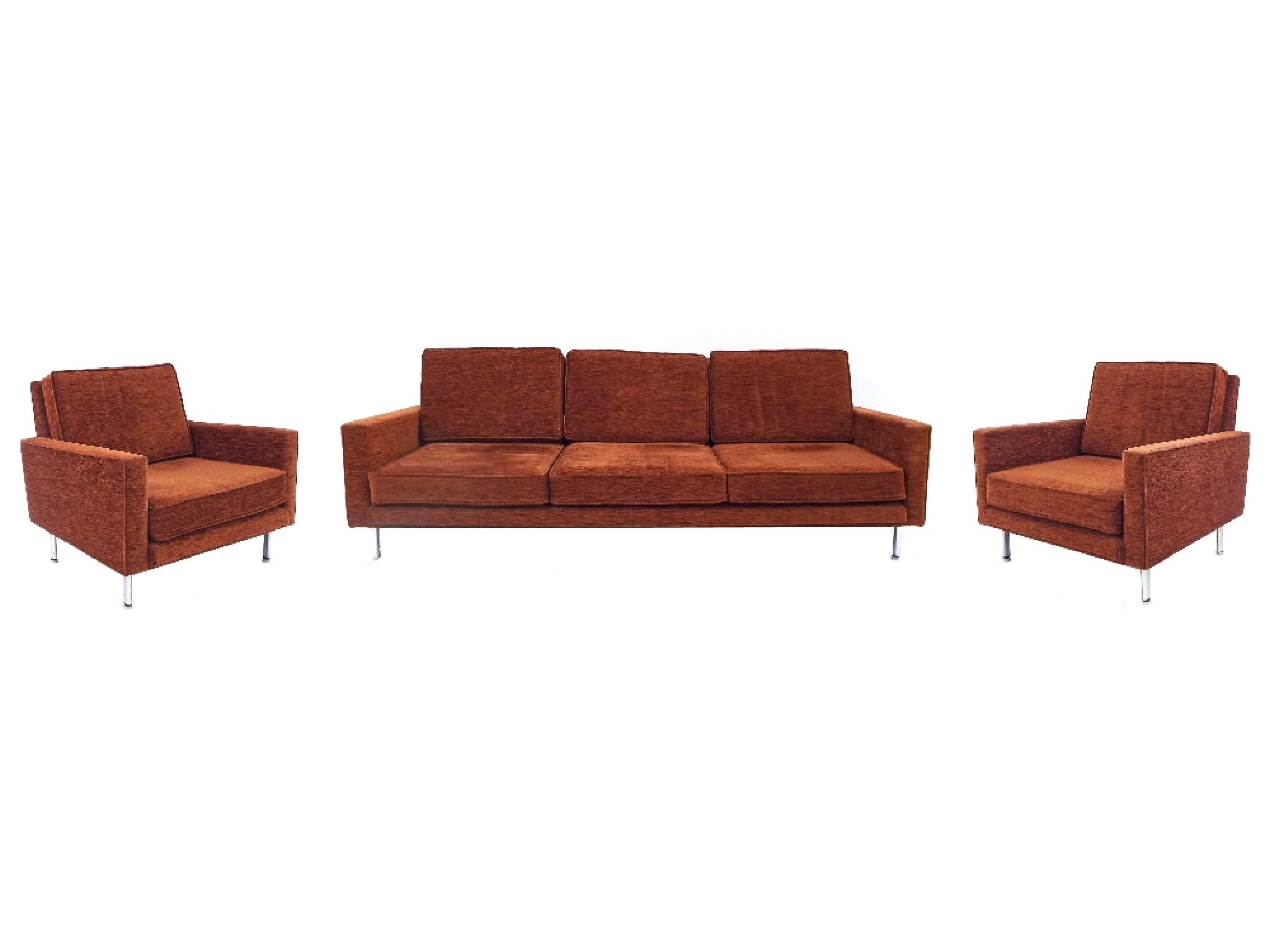 Appraisal: George Nelson for Herman Miller rare three piece lounge suite