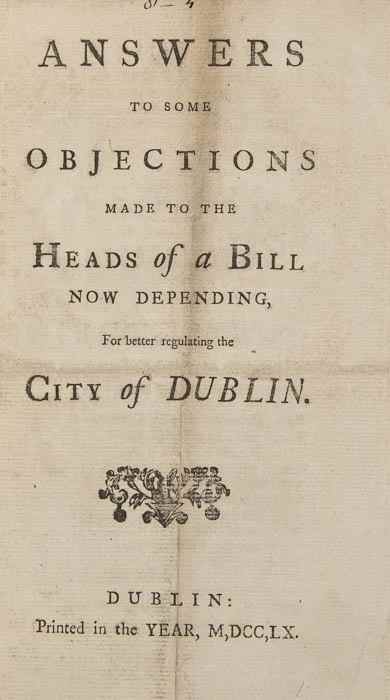 Appraisal: Irish Pamphlets - Lucas Charles editor The Great Charter of