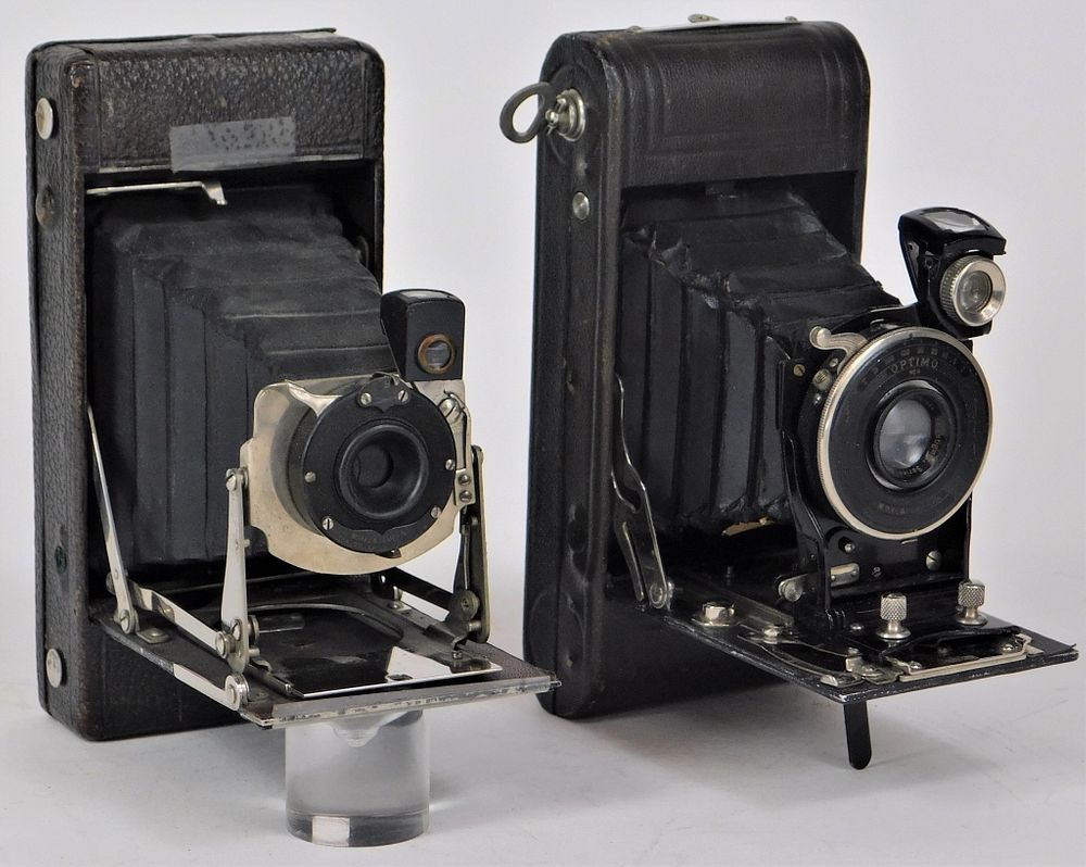 Appraisal: Lot of Early Folding Cameras Lot of Early folding cameras