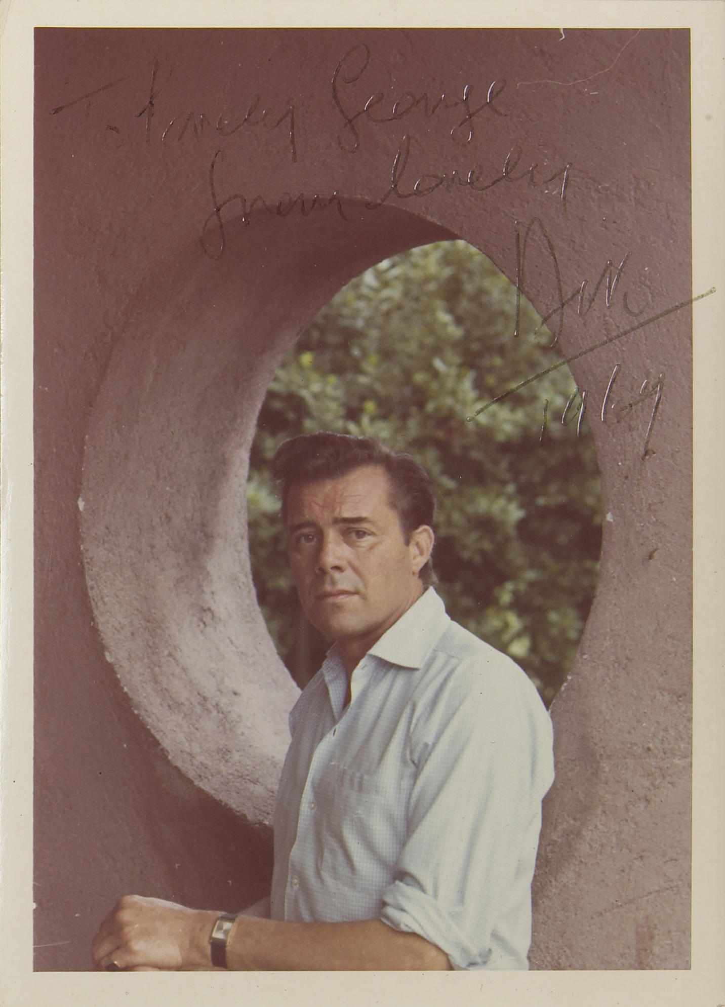 Appraisal: BOGARDE DIRK - Autograph Letter Signed Autograph Postcards Signed Typed