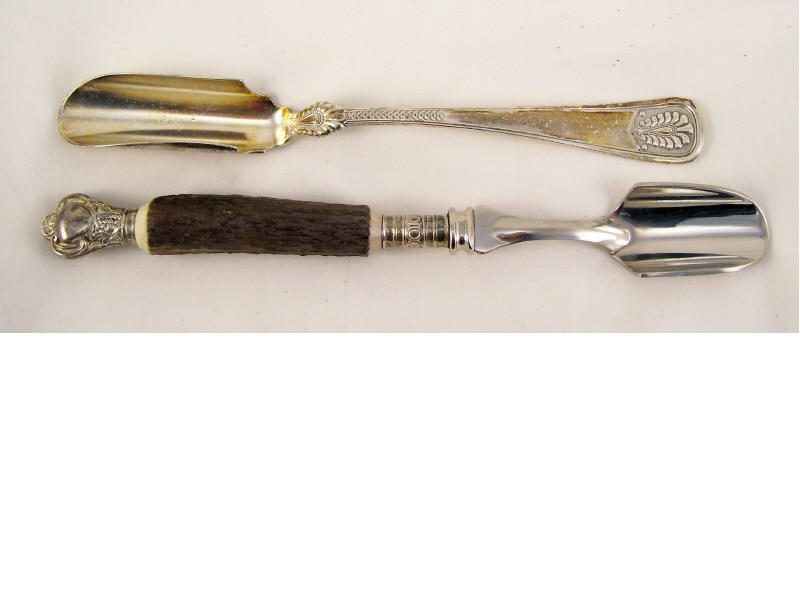 Appraisal: - Cheese Scoops Includes Towle measures long Bone simulated handle