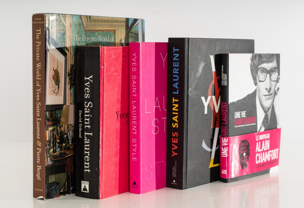 Appraisal: CHRISTIAN AUDIGIER GROUP OF YVES SAINT LAURENT BOOKScomprising five titles