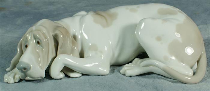 Appraisal: Lladro figurine bloodhound long no damage tall no damage Estimate