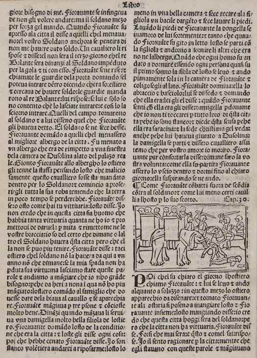 Appraisal: Andrea da Barberino Libro chiamato Reali di Franza title within