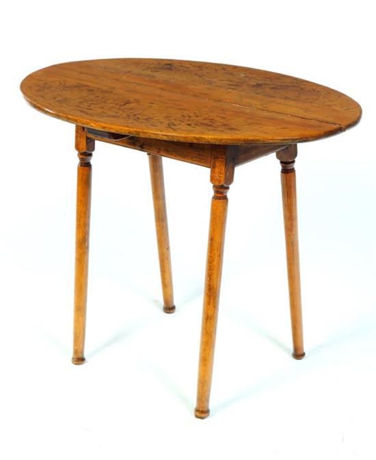 Appraisal: QUEEN ANNE TAVERN TABLE American th century maple with a