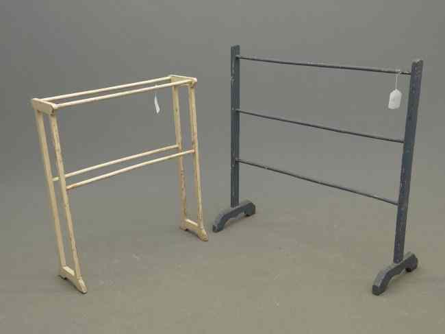 Appraisal: Lot early drying racks '' W '' Ht and ''