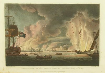 Appraisal: After T Whitcombe Destruction of the French Fleet at Toulon