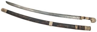 Appraisal: A RUSSIAN IMPERIAL COSSACK SHASHKA SWORD A RUSSIAN IMPERIAL COSSACK