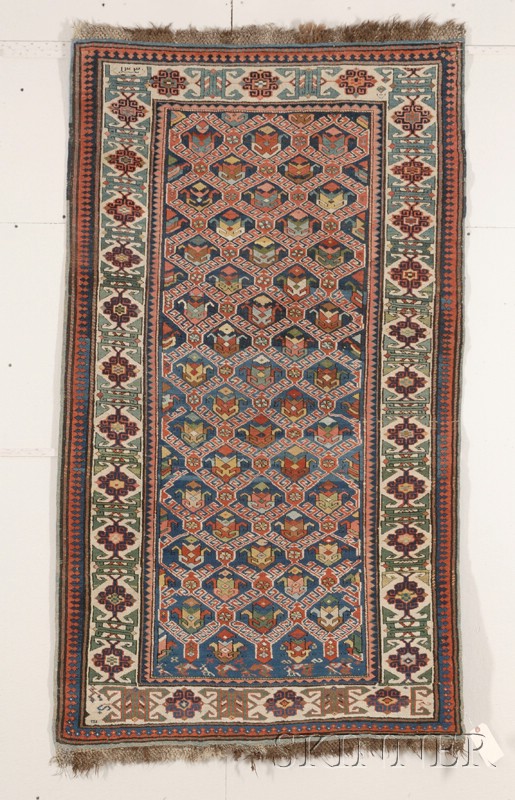 Appraisal: Kuba Rug Northeast Caucasus early th century some black oxidation