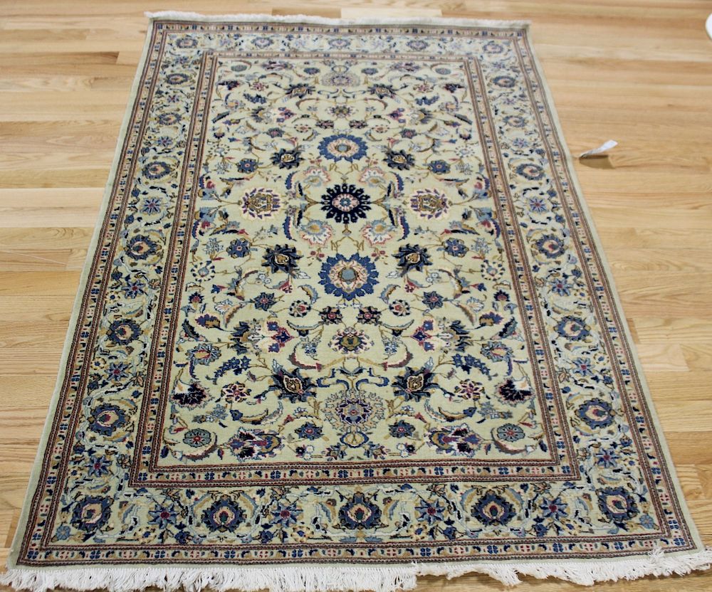 Appraisal: Vintage and Finely Hand Woven Area Carpet From a Queens