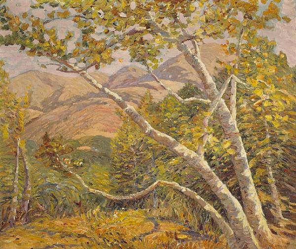 Appraisal: George Kotch - 'Carmel Valley' signed 'Geo Kotch' lower right