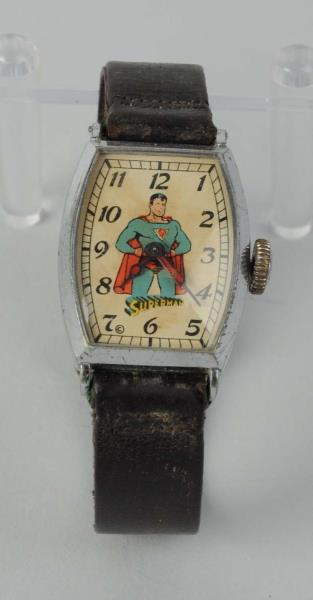 Appraisal: Pre-War Superman Wristwatch Made by New Haven in Has a