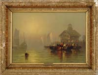 Appraisal: FRANKLIN DULLIN BRISCOE American - MORNING LIGHT Fine oil on