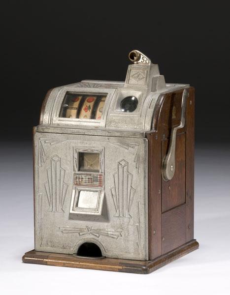 Appraisal: O D JENNINGS CO ART DECO SLOT MACHINE ca -