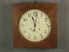 Appraisal: GALLERY CLOCK - Oak cased Seth Thomas gallery clock large