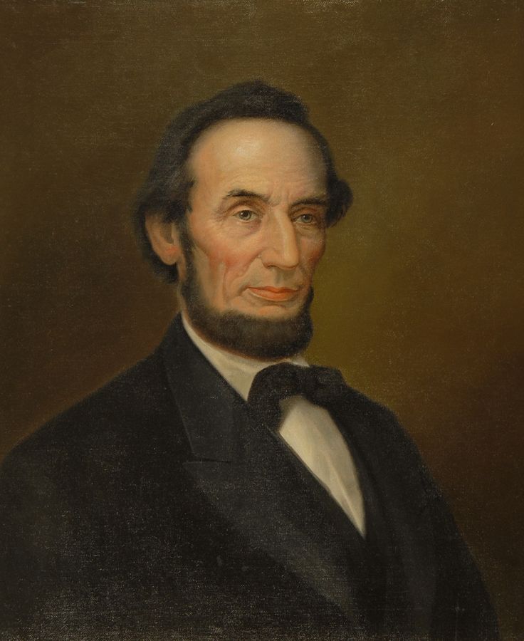 Appraisal: ROBERT ATKINSON FOXAmerican - Portrait of Abraham Lincoln Signed lower