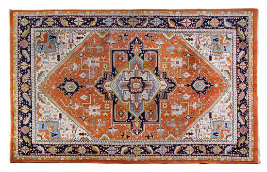 Appraisal: Sale Lot A Heriz Wool Rug first half th century