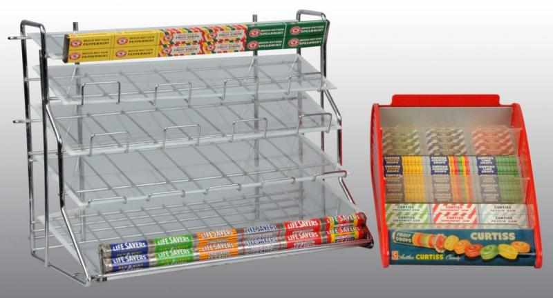 Appraisal: Lot of Life Savers Display Racks Description Includes one plastic