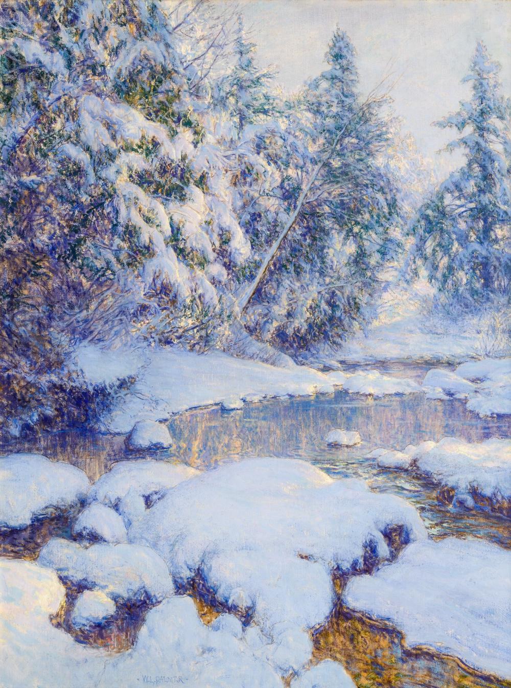 Appraisal: WALTER LAUNT PALMER American - Murmuring Brook oil on canvas