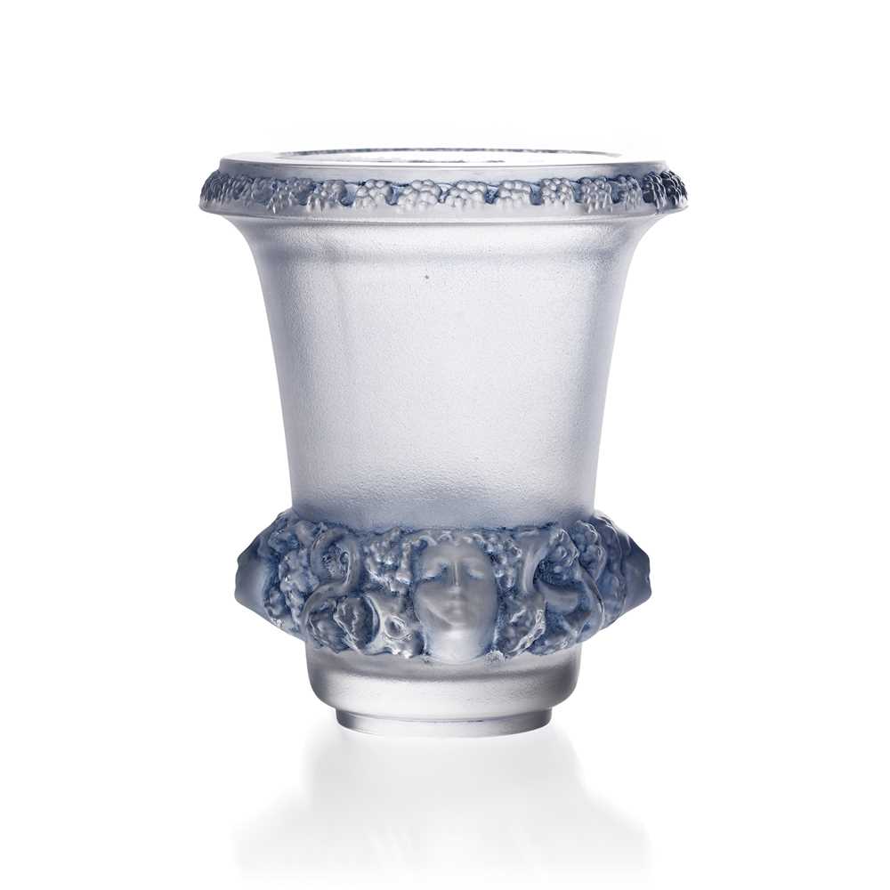 Appraisal: LALIQUE QUATRE T TE FEMMES ET RAISINS VASE executed Post-Warclear