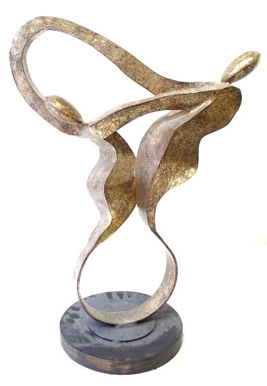 Appraisal: Artist Unknown Mixed Metal Sculpture Artist Unknown Mixed Metal Sculpture