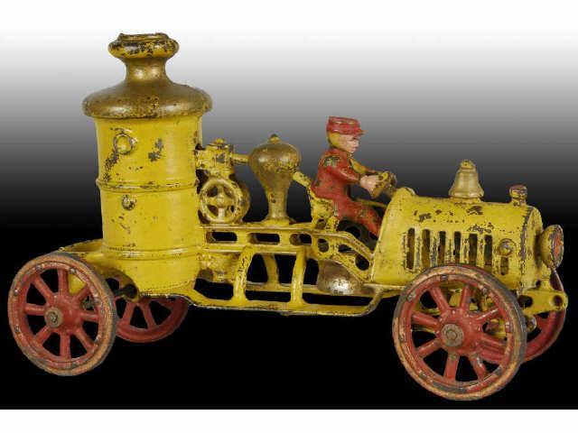 Appraisal: Cast Iron Hubley Fire Pumper Toy Description Large early example