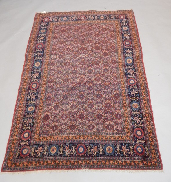 Appraisal: A modern type rug with a design of flowers etc