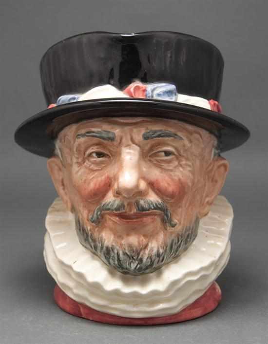 Appraisal: Royal Doulton ceramic character jug ''Beefeaters'' Rd No in H