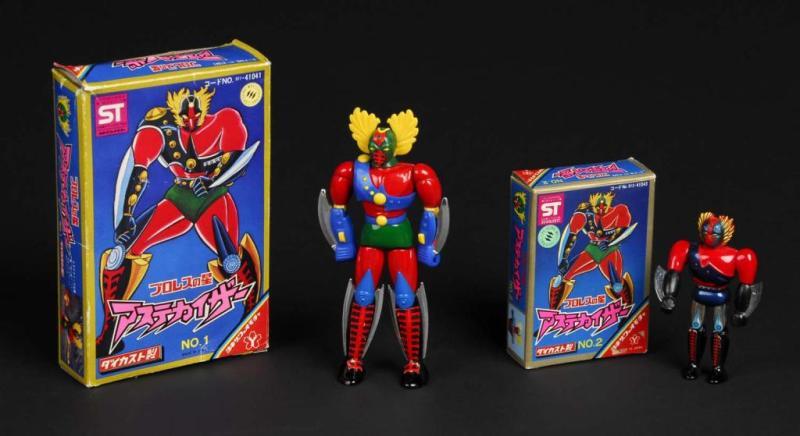 Appraisal: Lot of Astekaiser Mini Astekaiser Description Japanease Made by Yonezawa